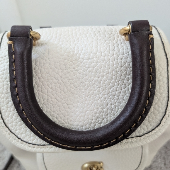 Coach Riya 21 Backpack In Colorblock White - Picture 8 of 12